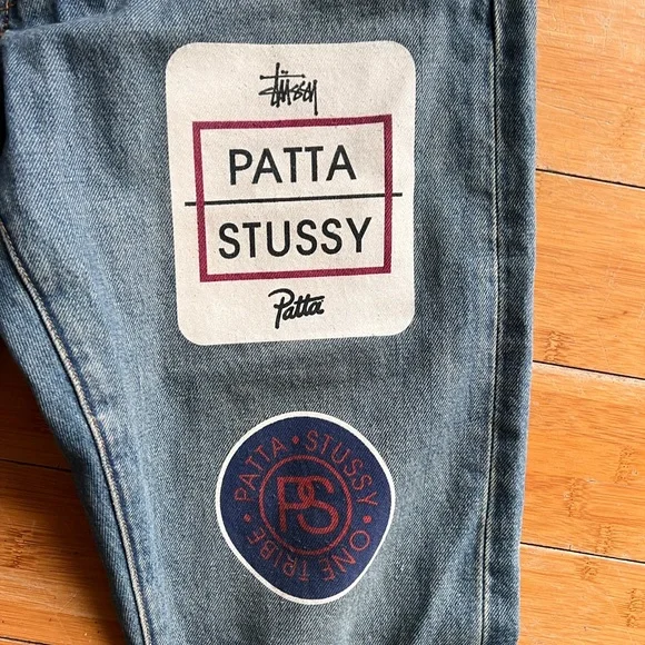 Stussy + Patta jeans Logo w32